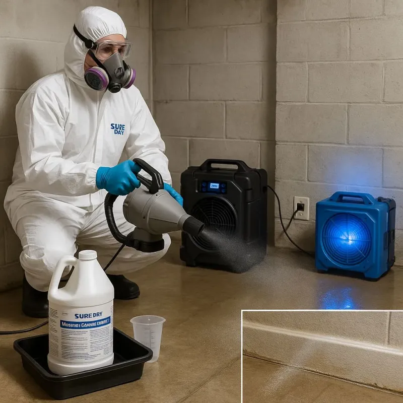Sanitization and Odor Removal process in Stafford County, VA