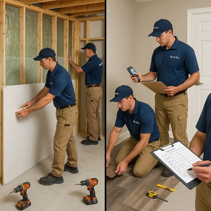 Repairs and Reconstruction process in Stafford County, VA